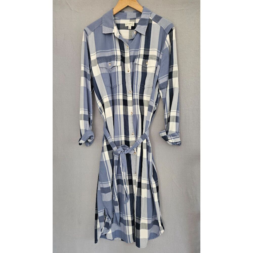 Wonderly Shirt Dress, size large